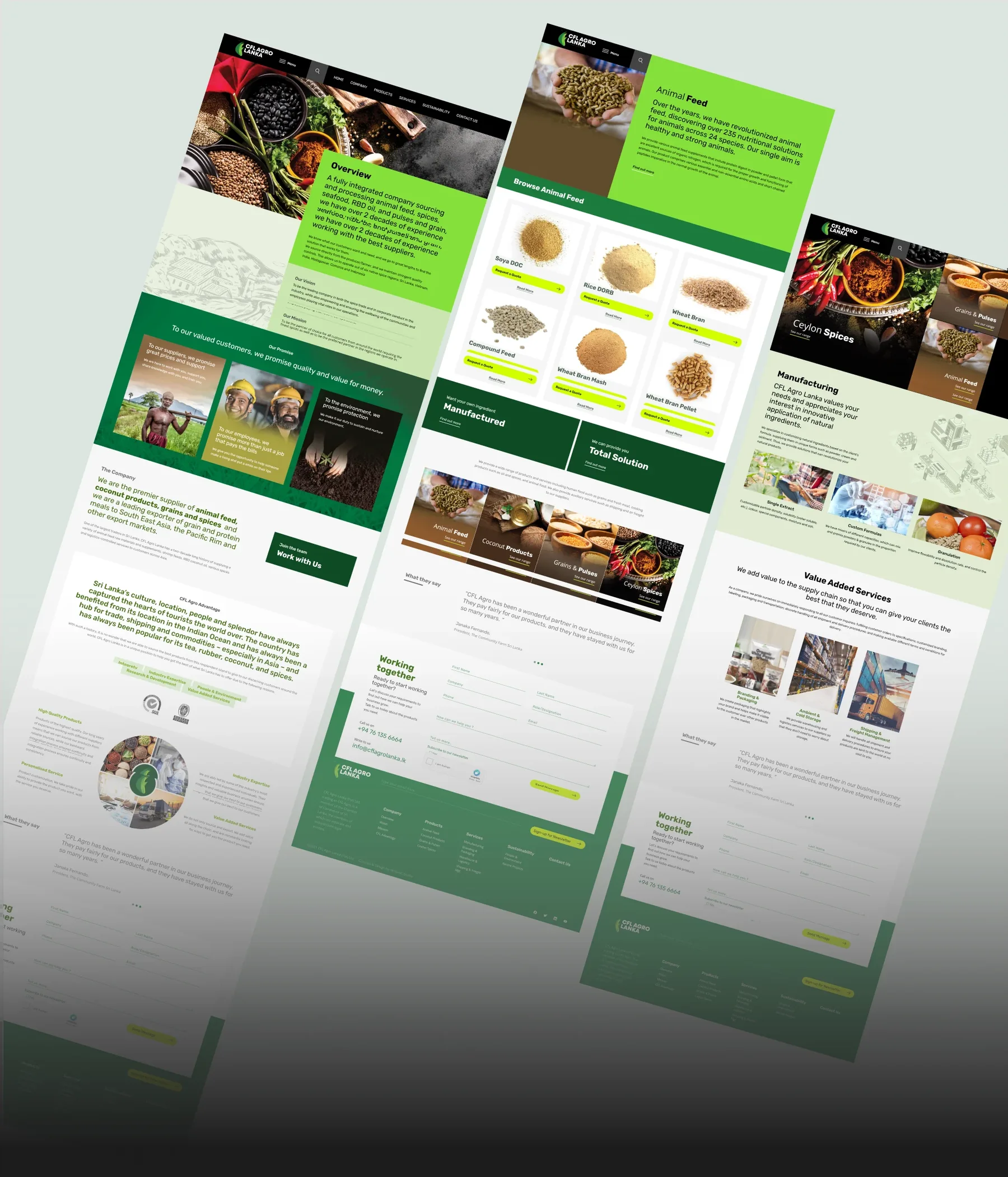CFL Agro Lanka, responsive