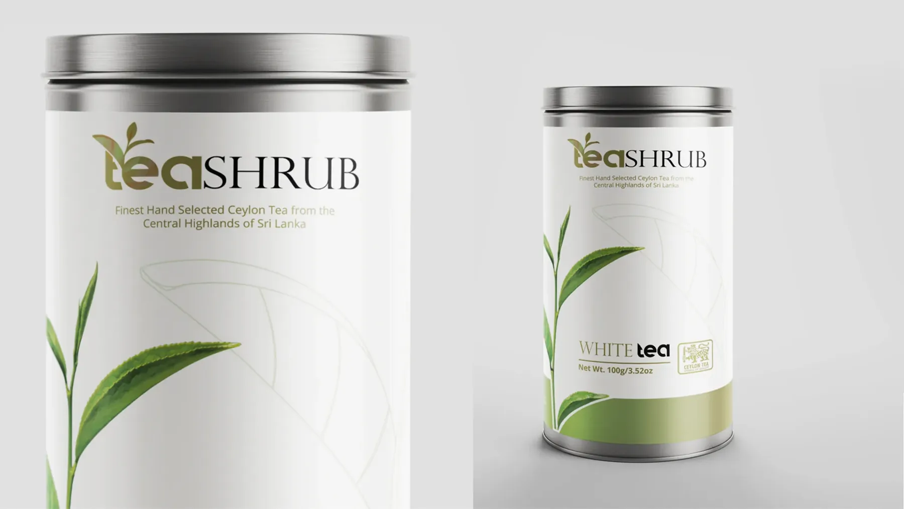 Tea Shrub, packaging design