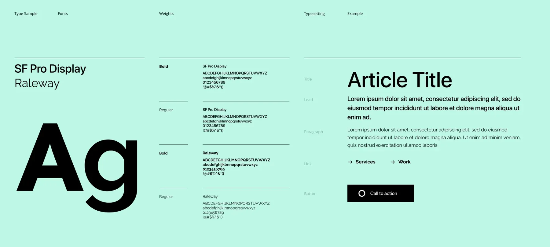 ChicStyle, font and colors, view 1